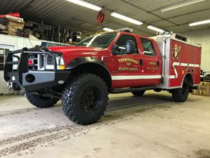 UP Off Road did work on the Township of Ishpeming Fire Truck